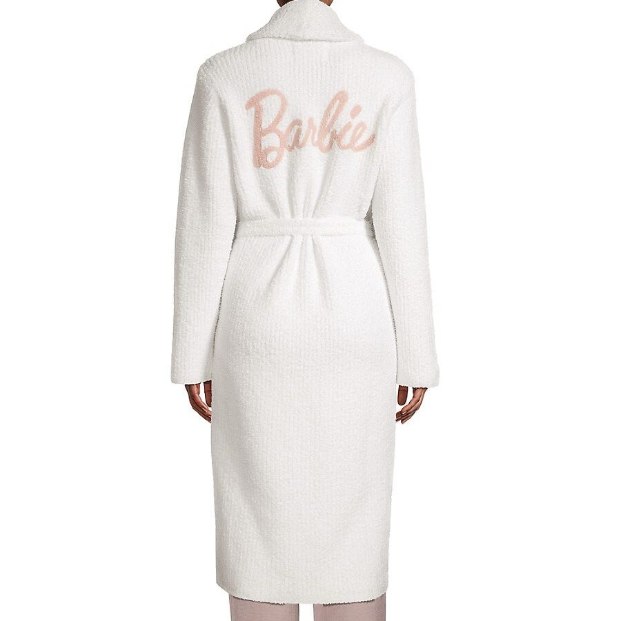Women's Barefoot Dreams x Barbie Limited Edition Cozychic Adult Robe Women's Barefoot Dreams x Barbie Limited Edition Cozychic Adult Robe