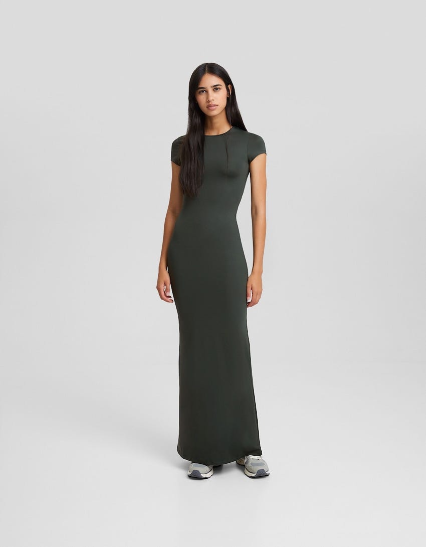 Short Sleeve Maxi Dress