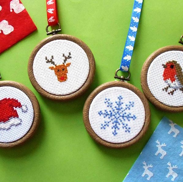 Fun Mini Cross Stitch Kits - Easy, Simple DIY Kits