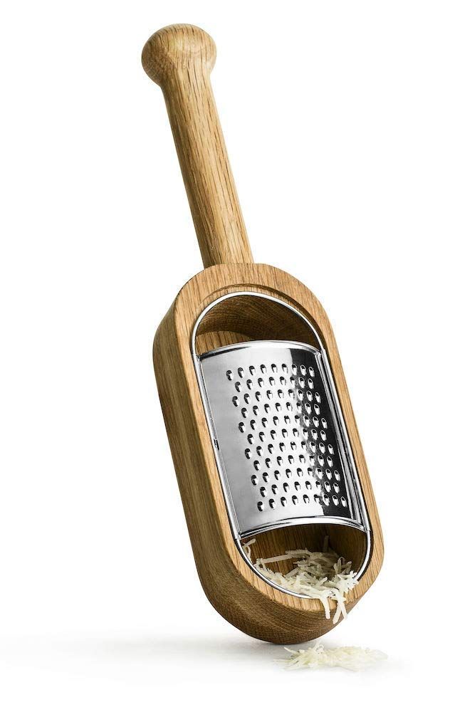 Cheese Grater in Oak Container