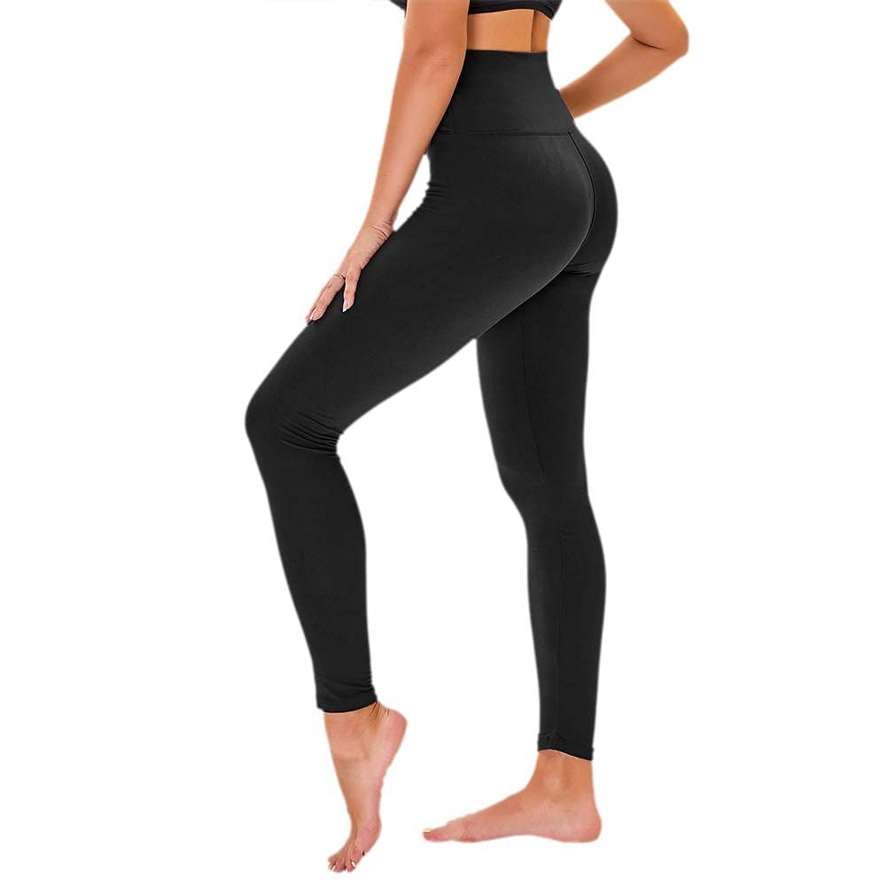 SATINA Womens High Waisted Capri Leggings for Women - Capri Leggings Pants  for Tummy Control, Yoga, 3 Inch Waistband, Black, One Size at Amazon  Women's Clothing store