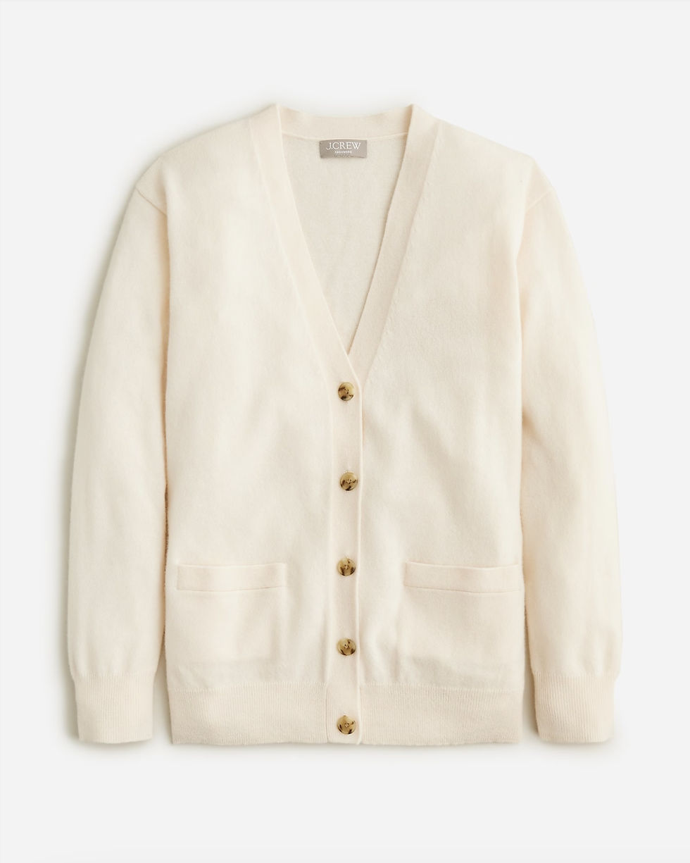 Cashmere relaxed cardigan sweater