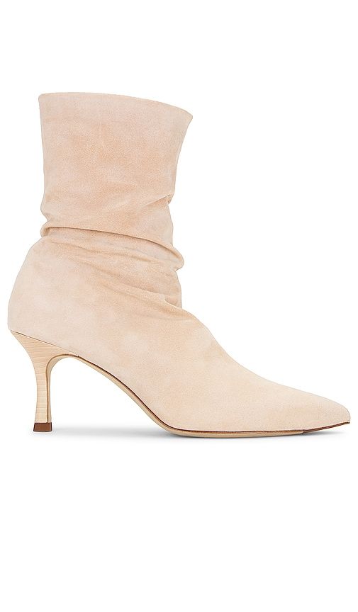 Cream slouch boots sale