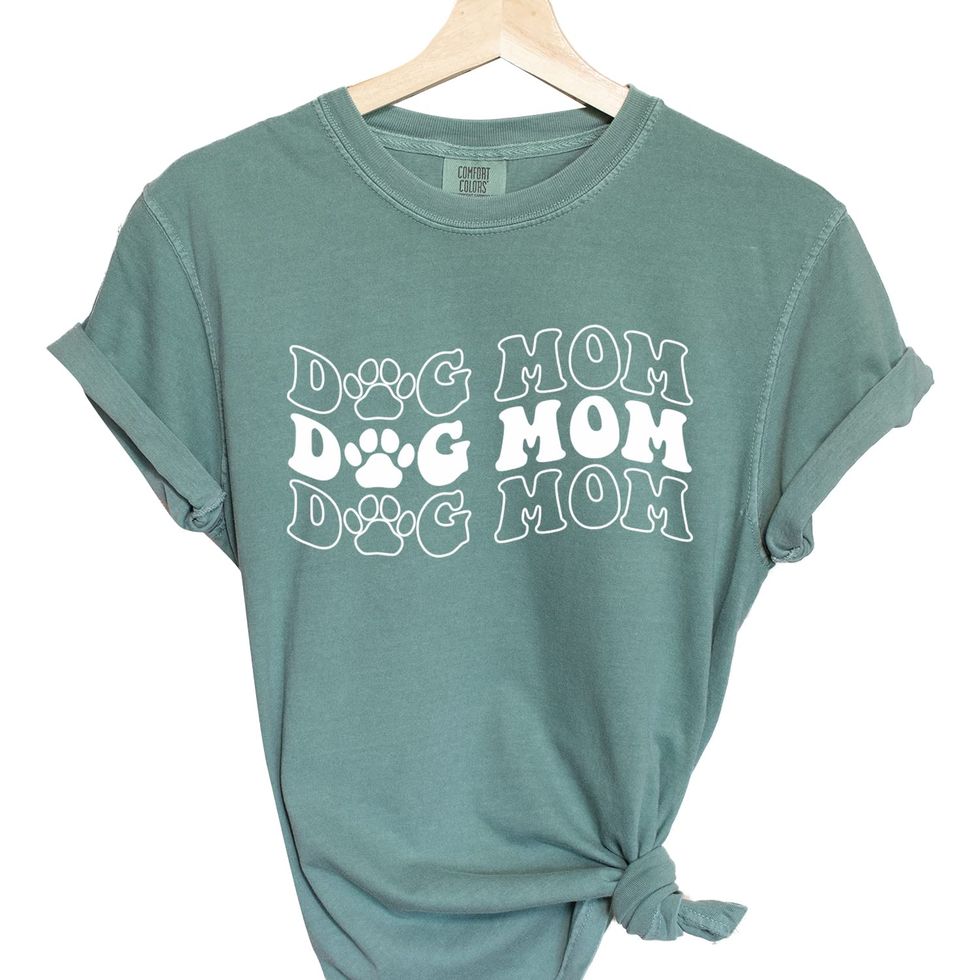 Dog Mom Graphic T-Shirt for Women
