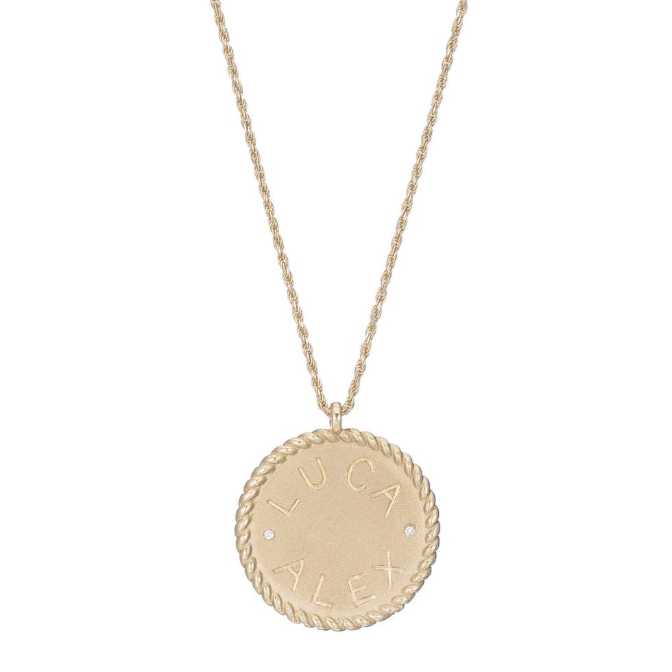 Imperial Disc Pendant Necklace