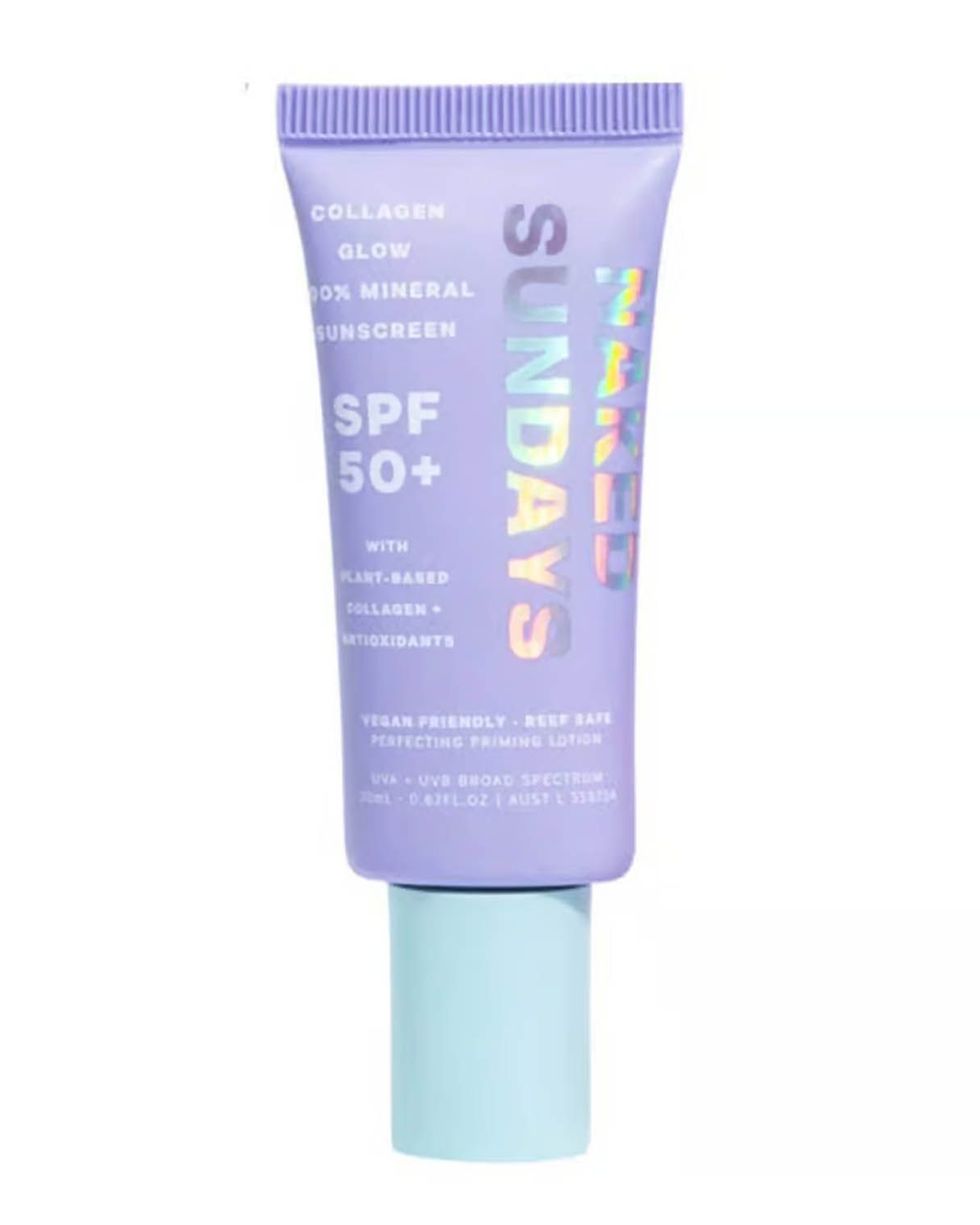 SPF50+ Collagen Glow 100% Mineral Priming Perfecting Lotion