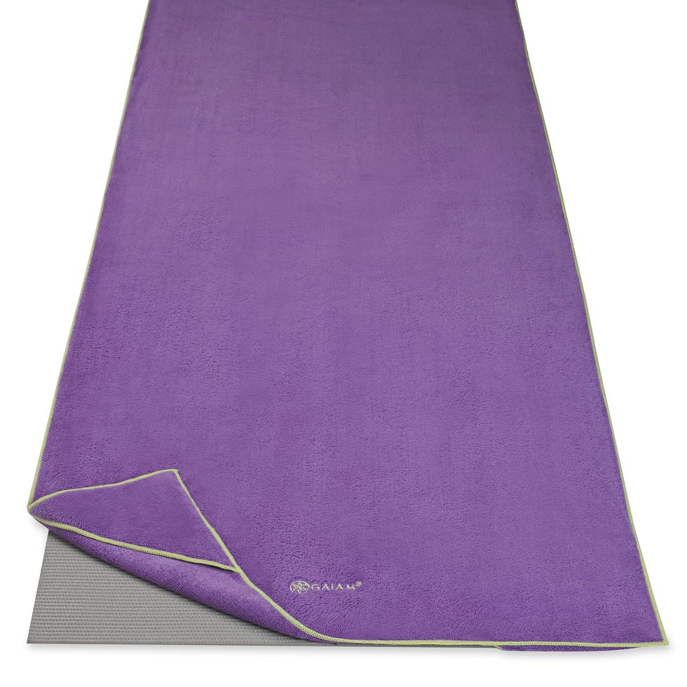 Best Yoga Mat Towel - Mandala Black - Yoga Mat Towel with grip for