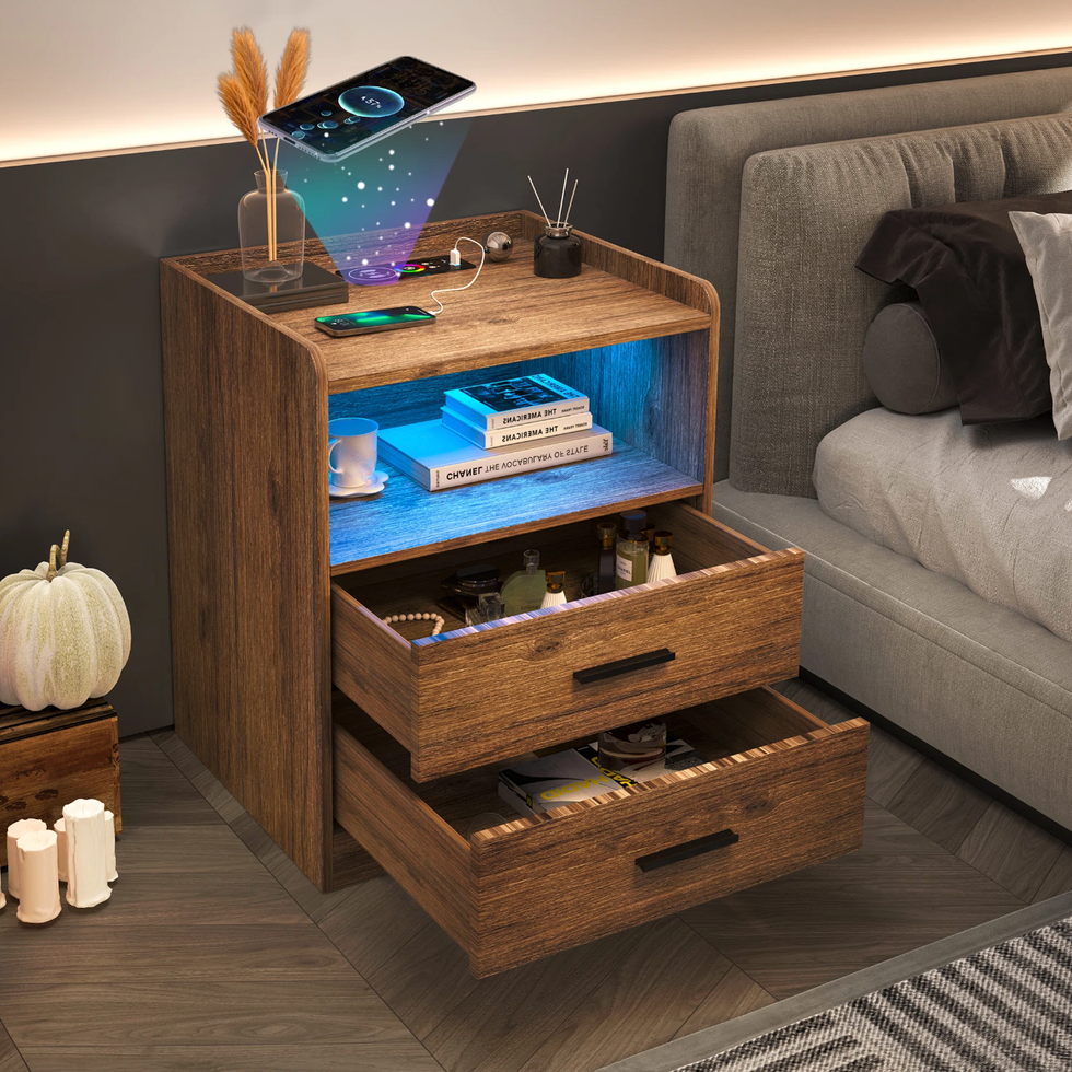 Wood Nightstand Wood Nightstand