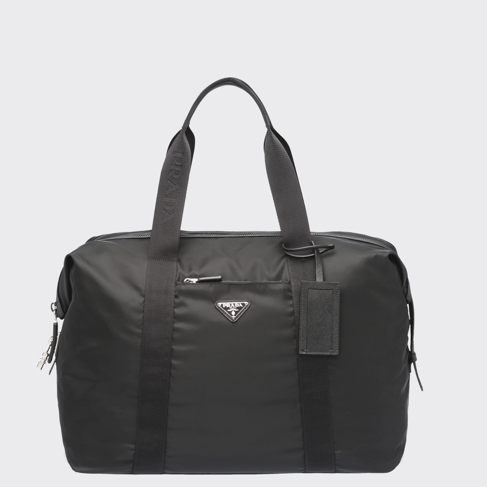 Re-Nylon and Leather Duffel Bag Re-Nylon and Leather Duffel Bag