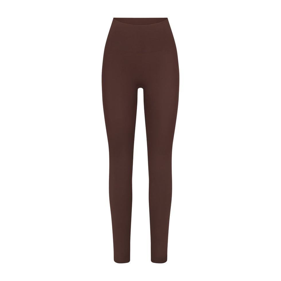 Alo Yoga 3 High Waist Airlift Short Hot Cocoa Brown Women's Size