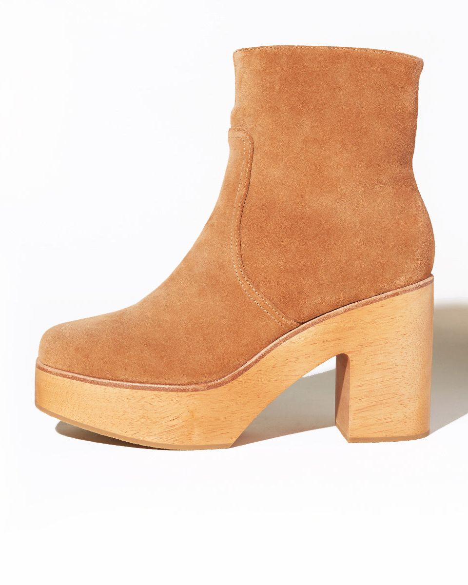 Paz Clog Boot in Camel