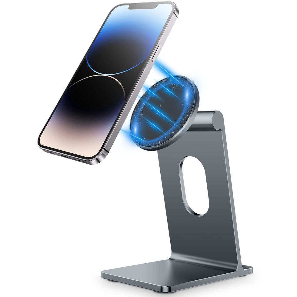 Lamicall Cell Phone Stand, Phone Holder - [Height Angle] Adjustable Mobile  Phone Stand for Desk, Office, Compatible with iPhone 14 Plus, 13, Pro, Pro