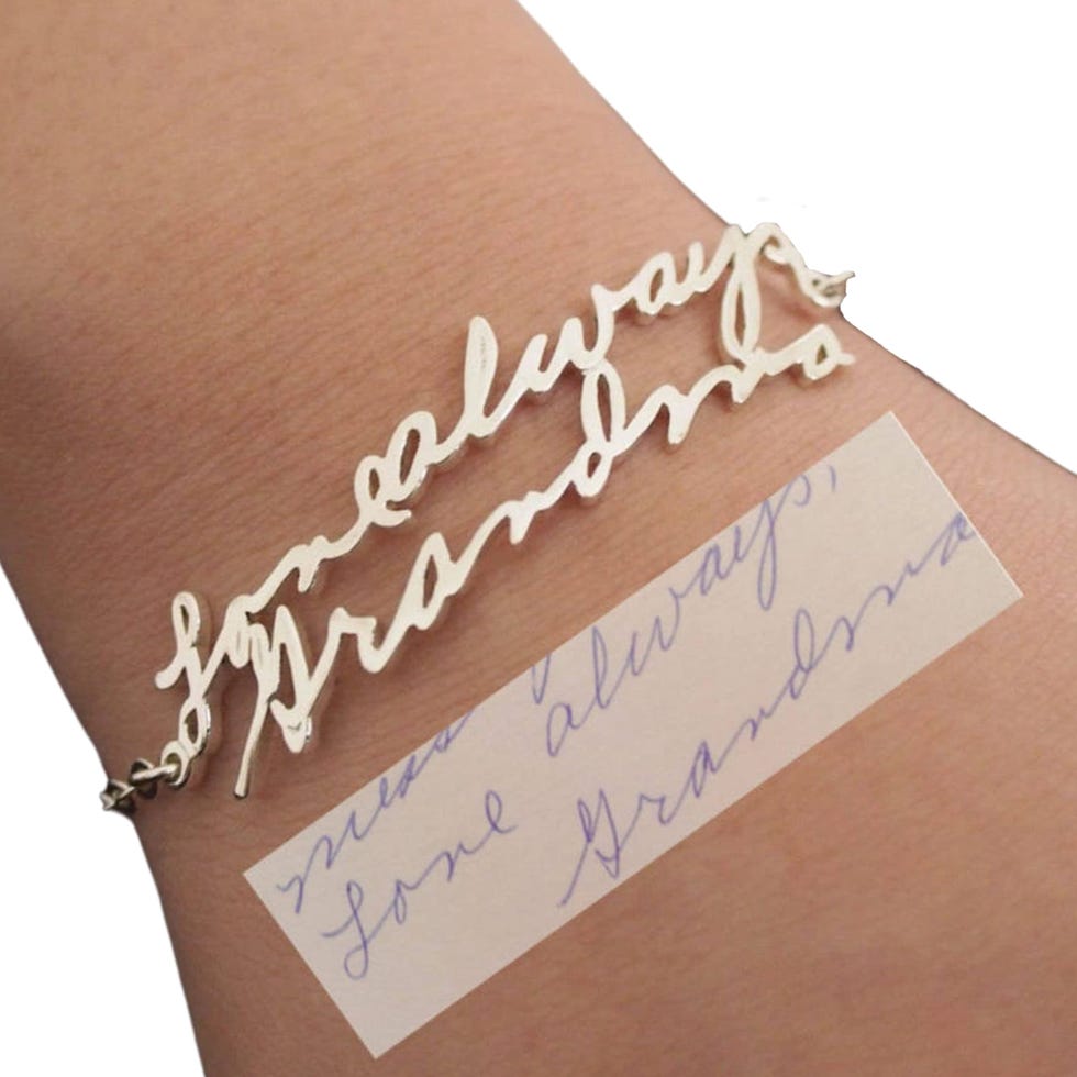 Custom Handwriting Bracelet Custom Handwriting Bracelet