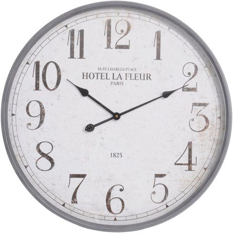 Annette wall clock in gray Annette wall clock in gray