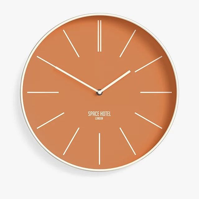 Space Hotel Sci-Fi Sid Silent Sweep Analog Wall Clock Space Hotel Sci-Fi Sid Silent Sweep Analog Wall Clock