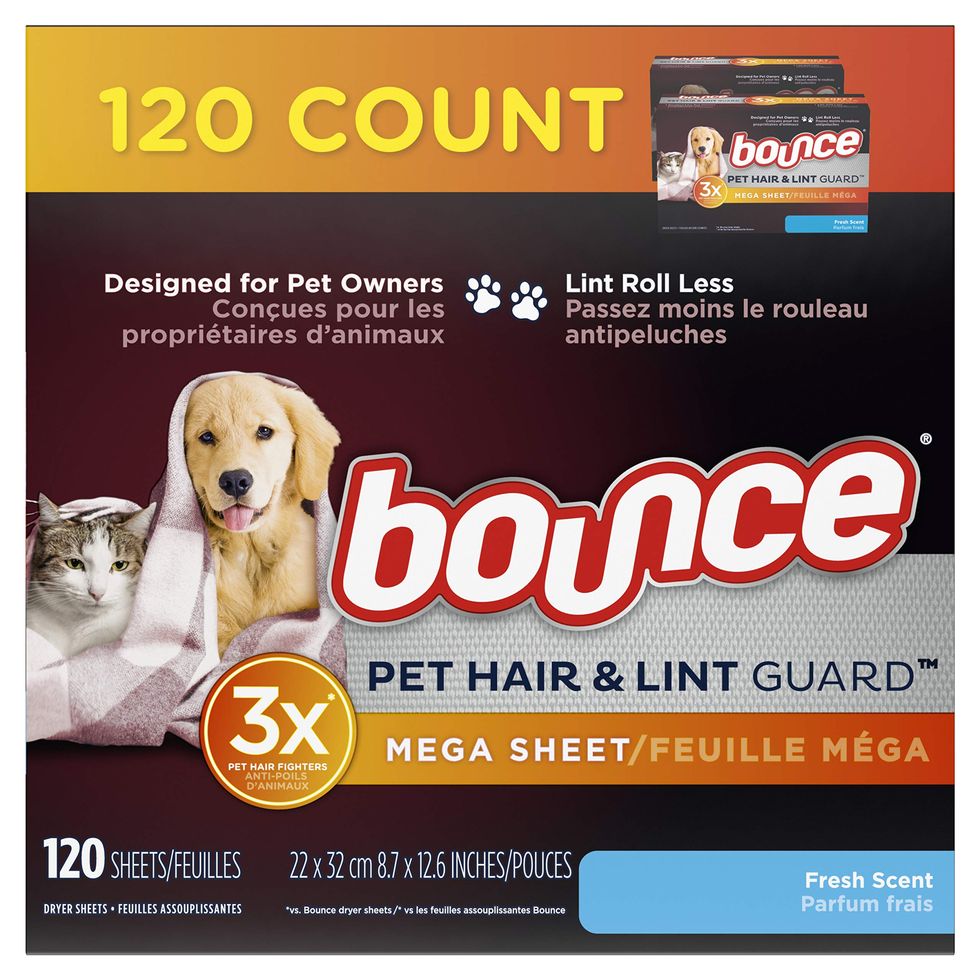 Pet Hair and Lint Guard Mega Dryer Sheets