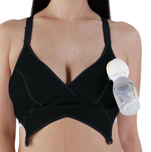 Women Adjustable Breast-Pumps Holding，Hands Free Pumping Bra and Nursing  Bra, Suitable for Breastfeeding-Pumps by Lansinoh