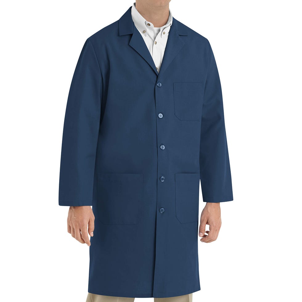 Navy Lab Coat
