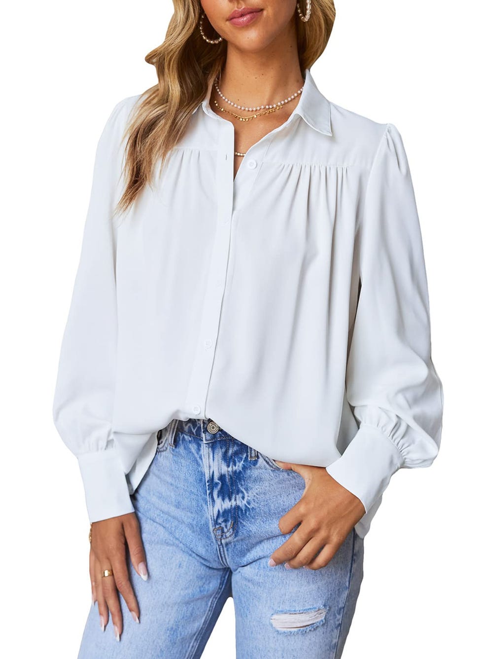 Button Down Blouse