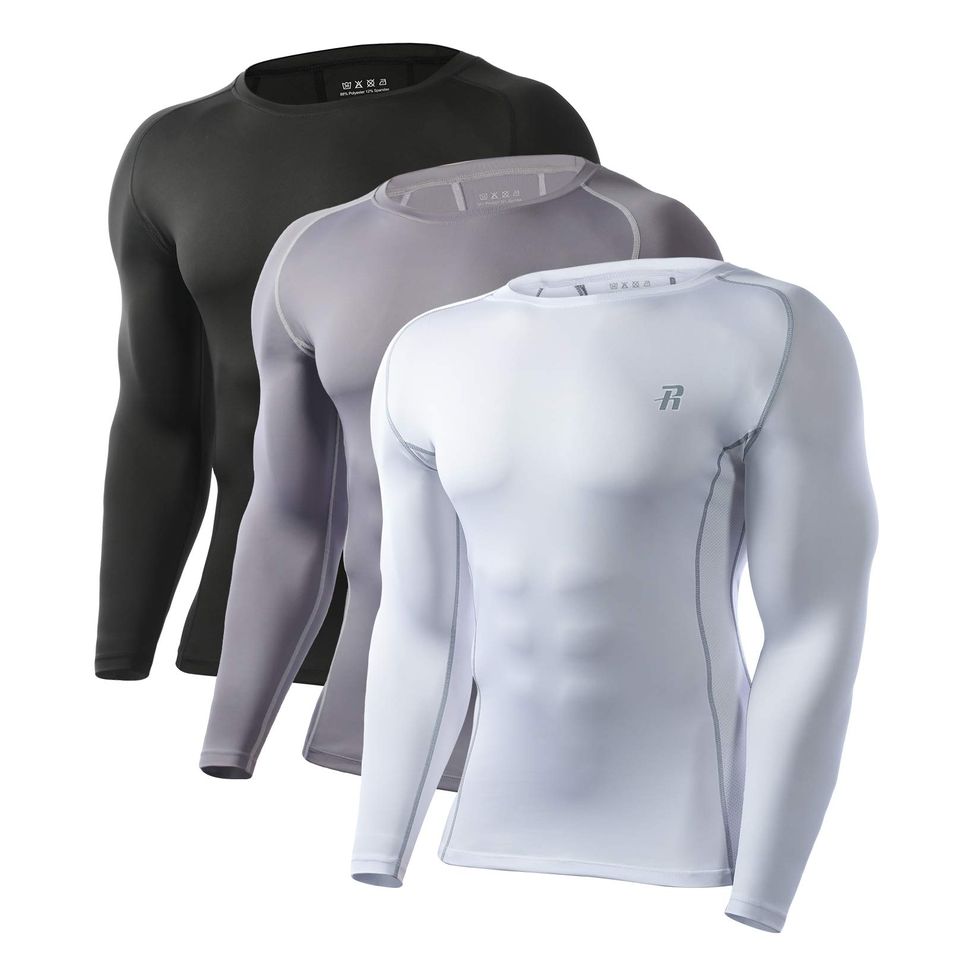 3 Pack Long Sleeve Compression Shirts