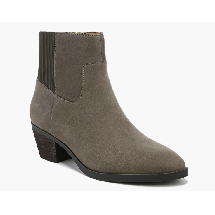 Shantelle Gray Suede Ankle Bootie