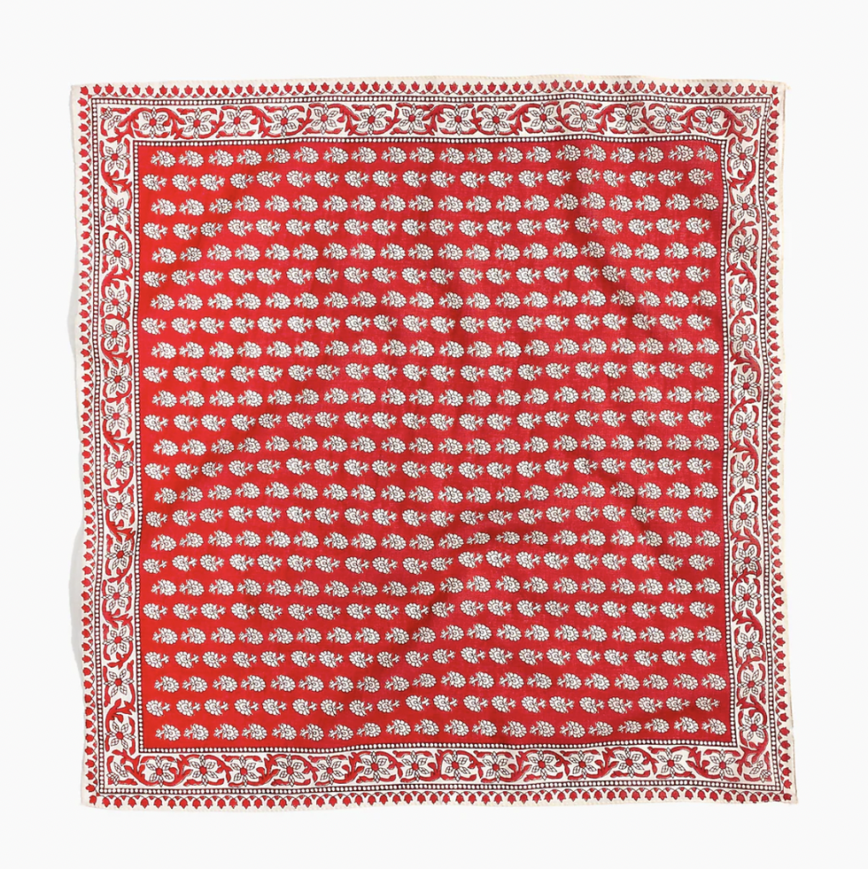 Tropical Coral Pocket Square