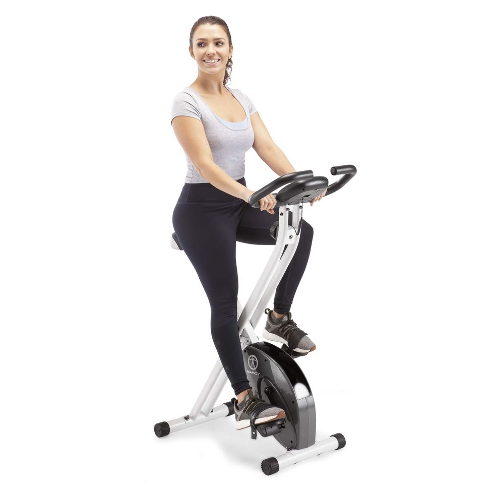 Foldable Exercise Bicycle with Adjustable Resistance