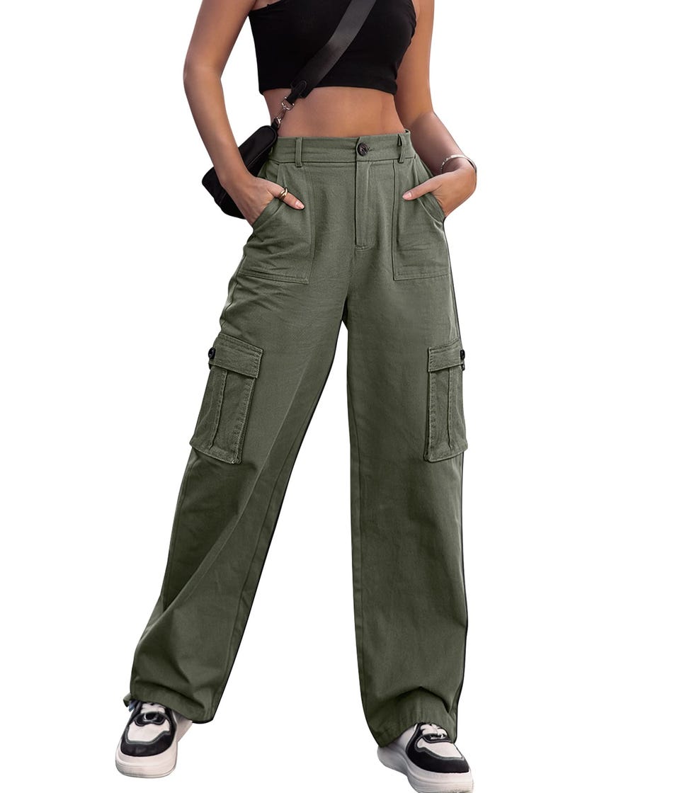 High Waisted Cargo Pants