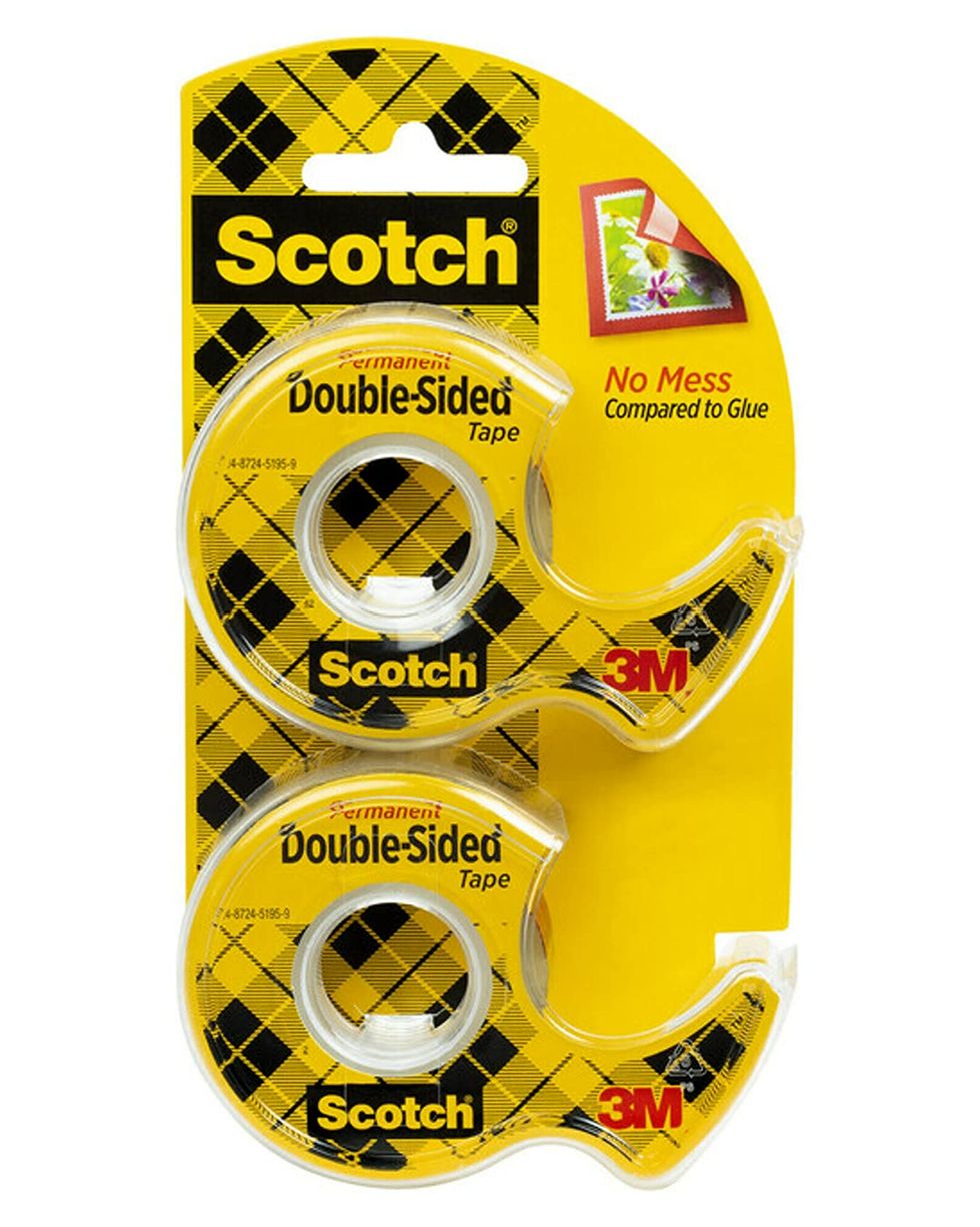 Scotch Double Sided Tape, 2 Pack
