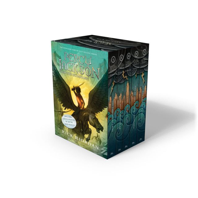 Percy Jackson og Olympians 5 Book Paperback Boxed Set (W/Poster)