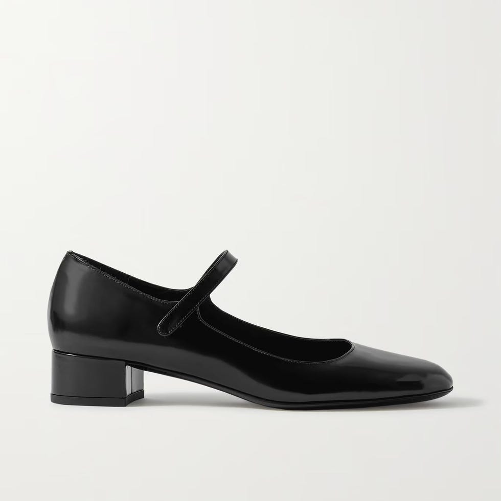 Ginny Patent-Leather Mary Jane Pumps