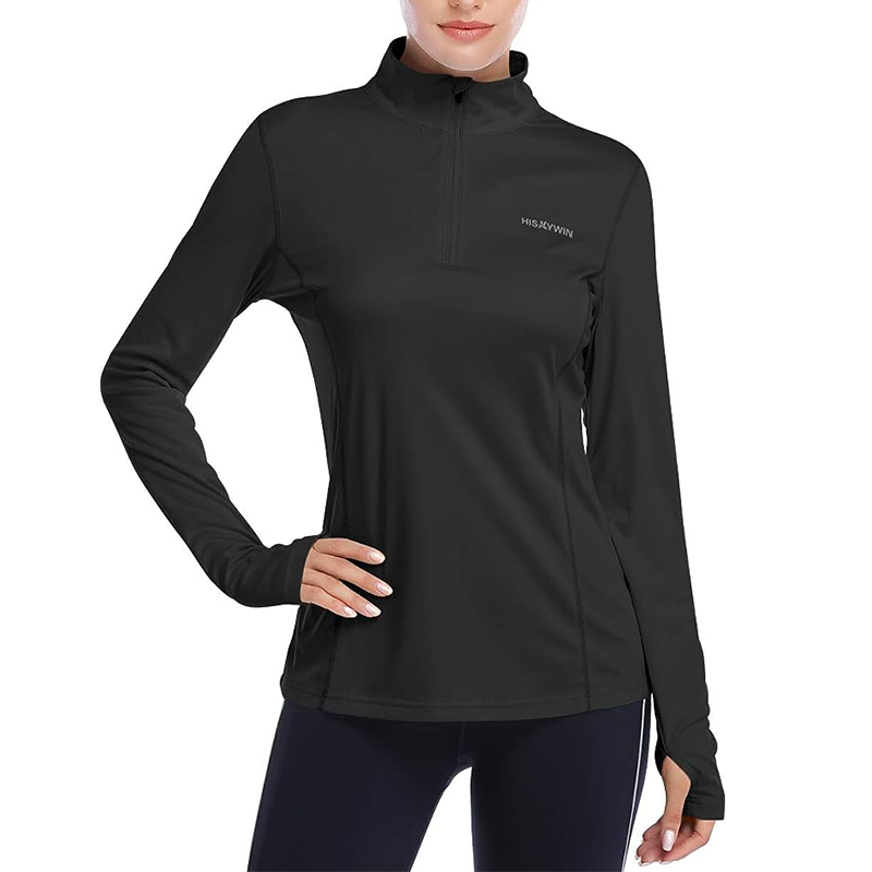 Half-Zip Workout Layer