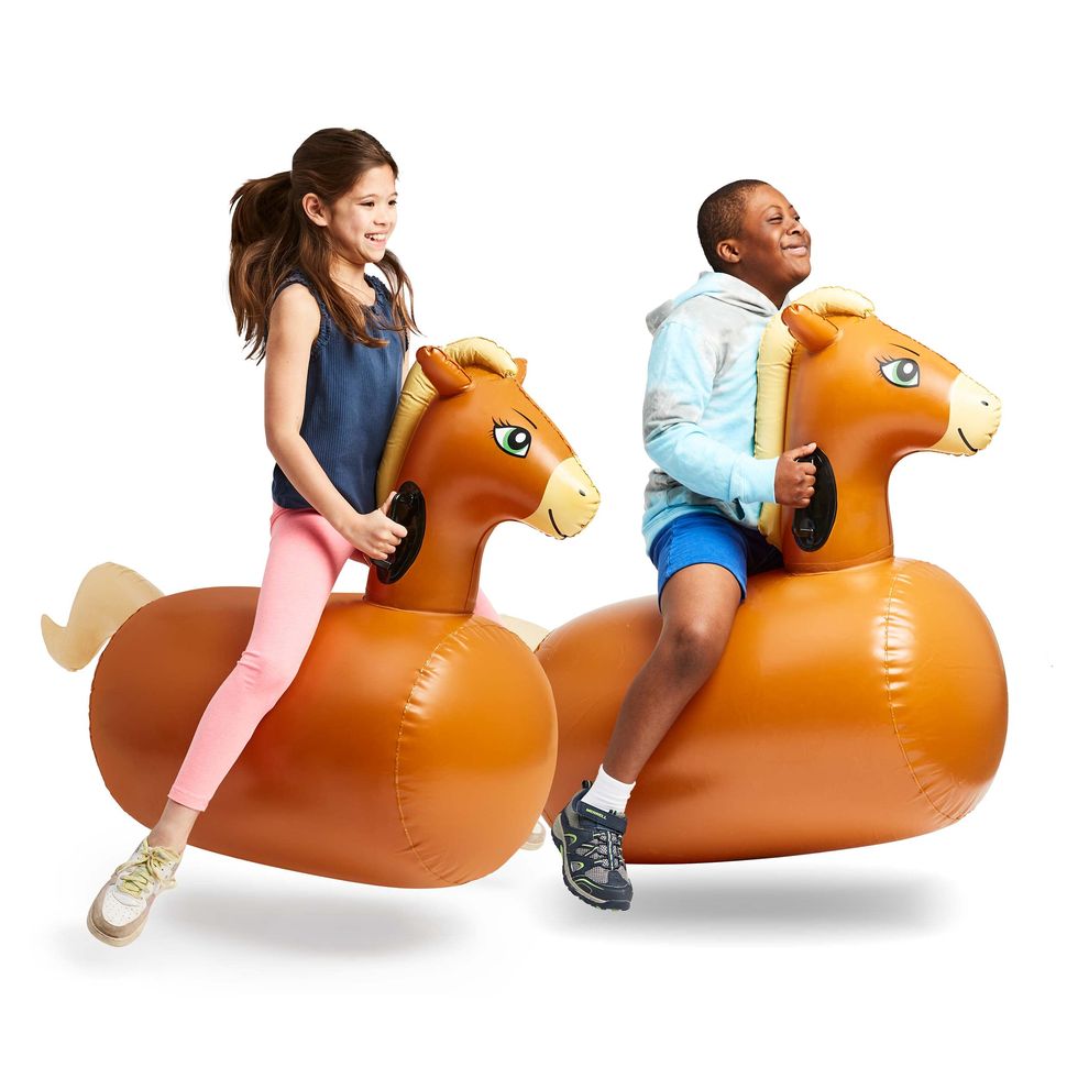 Hop 'n Go Inflatable Bouncing Ride-On