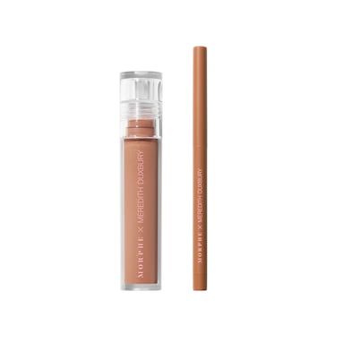 Pencil and lip gloss duet