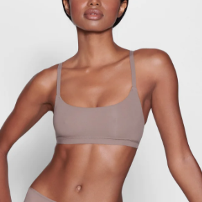 FITS EVERYBODY UNLINED DEMI BRA, CLAY