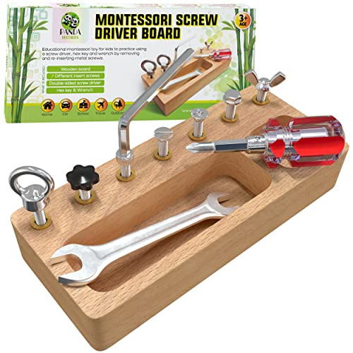Montessori Screwdriver Board Set Montessori Screwdriver Board Set