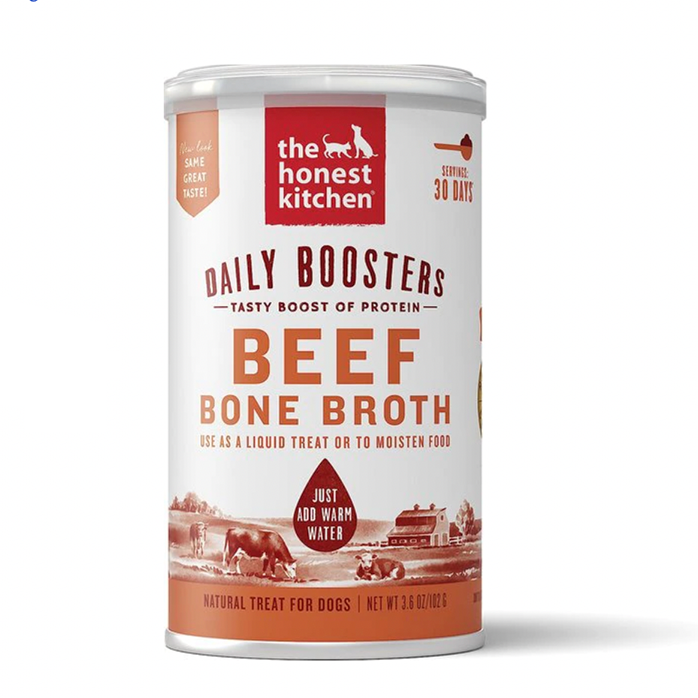 The Honest Kitchen Daily Boosters Instant Beef Bone Broth with Turmeric