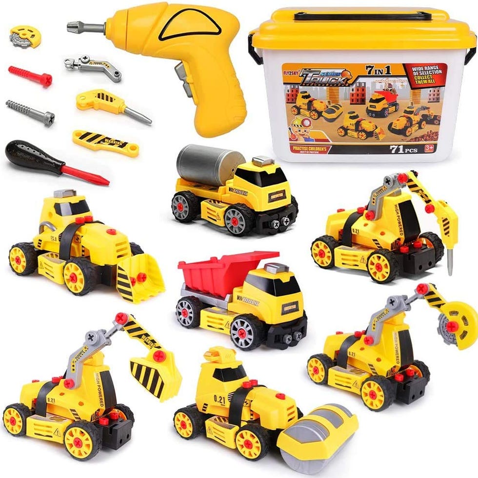Take Apart Construction Toys with Electric Drill Take Apart Construction Toys with Electric Drill