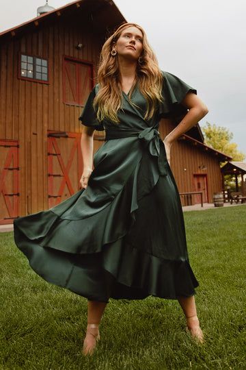 Ivy Green Sweetheart Dresses