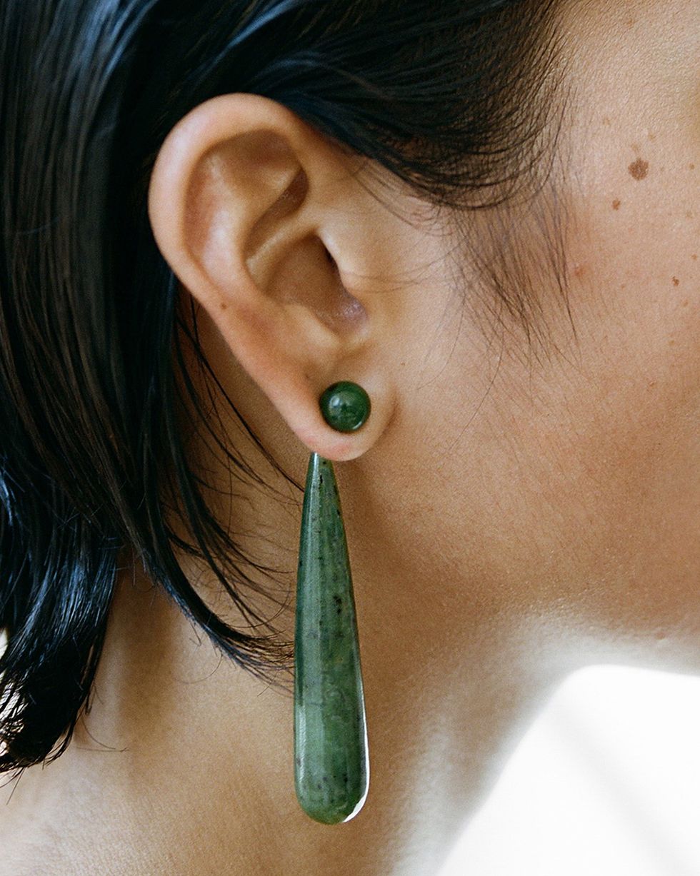 Large Angelika Earrings In Jade