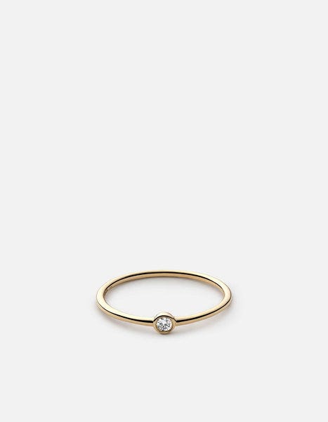 Iris Ring, 14k Gold Pavé