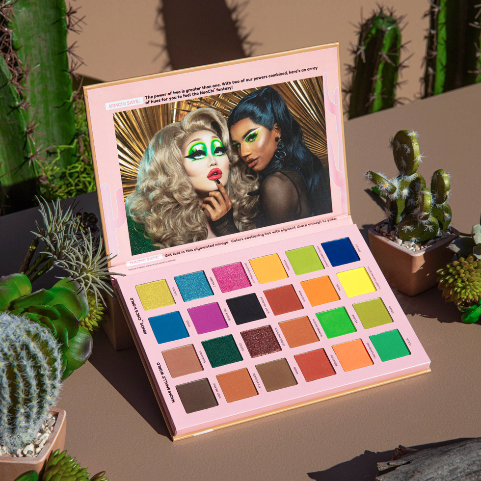KIMCHI X NAOMI SMALLS: 2 Queens in 1 Desert Mad Maxine, Soot Yourself Palette