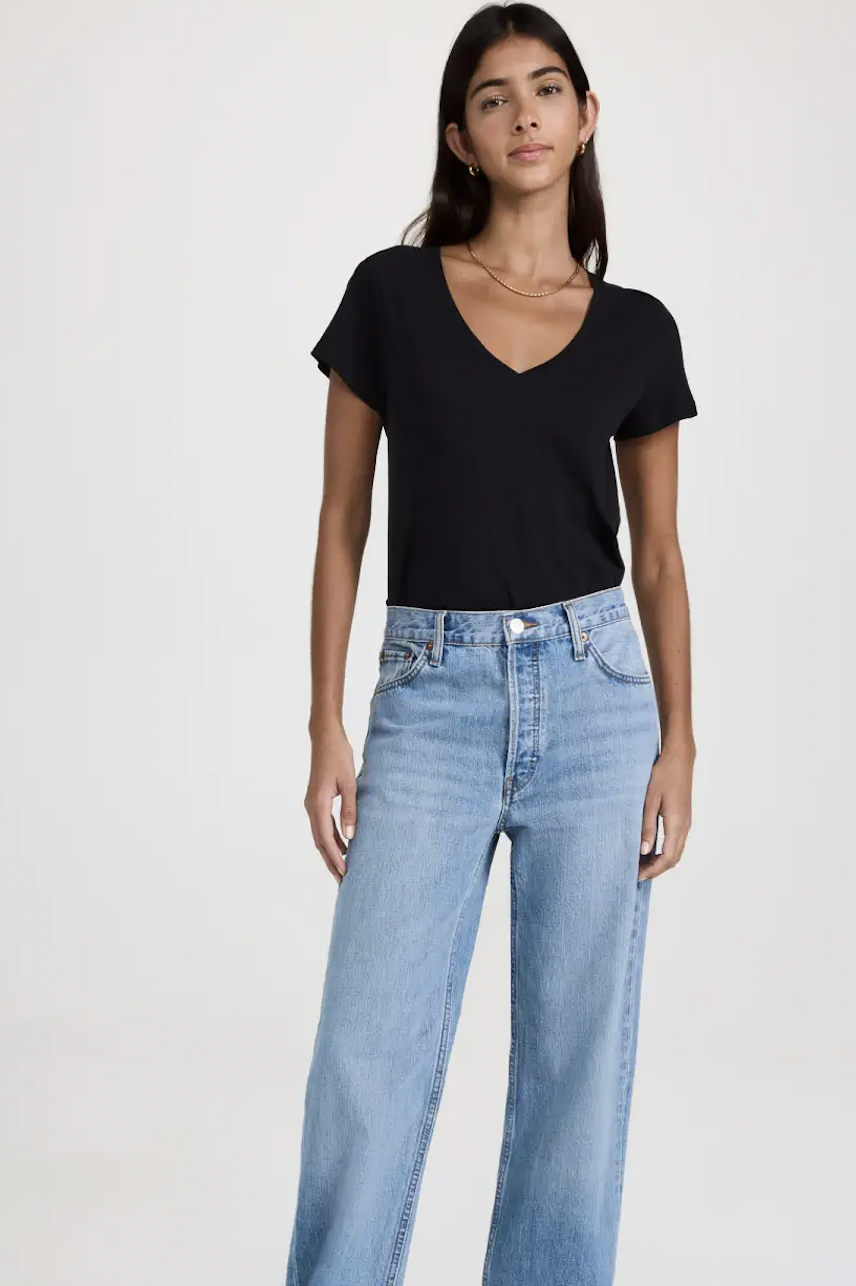 Kate The High Top Patch Pocket Relaxed Wide Leg