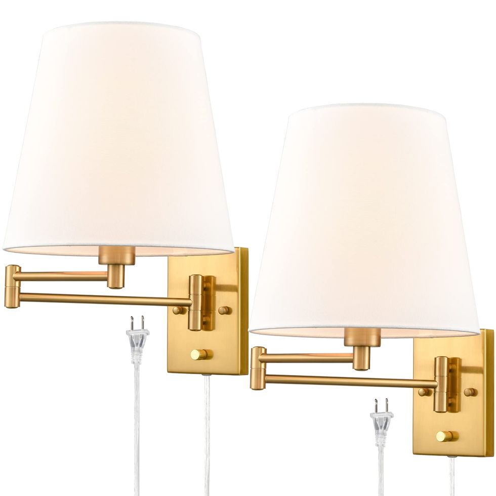 Gold Swing Wall Sconces (Set of Two)