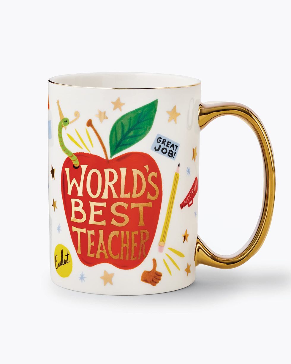 RIFLE PAPER CO. World's Best Teacher Mug