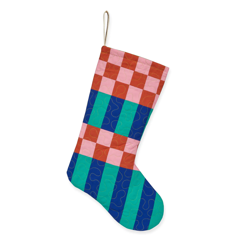 Hand-Quilted Christmas Stocking