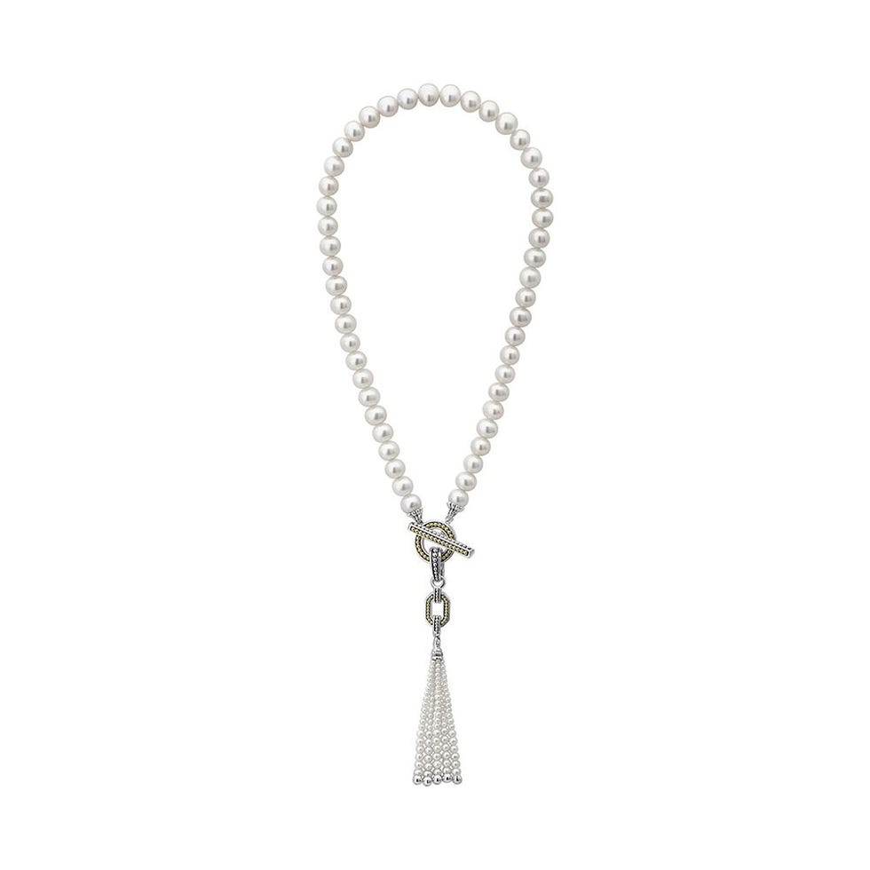 Luna Pearl Tassel Necklace Luna Pearl Tassel Necklace