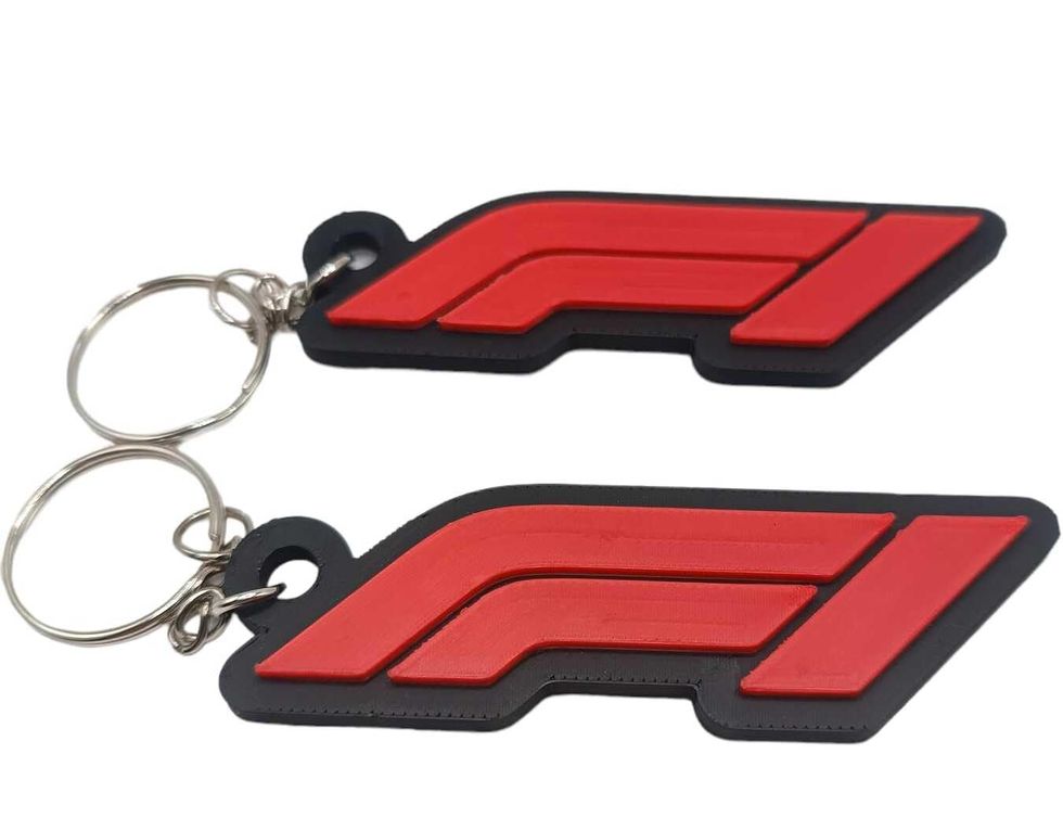 Keychain with Formula 1 logo - pack of 2
