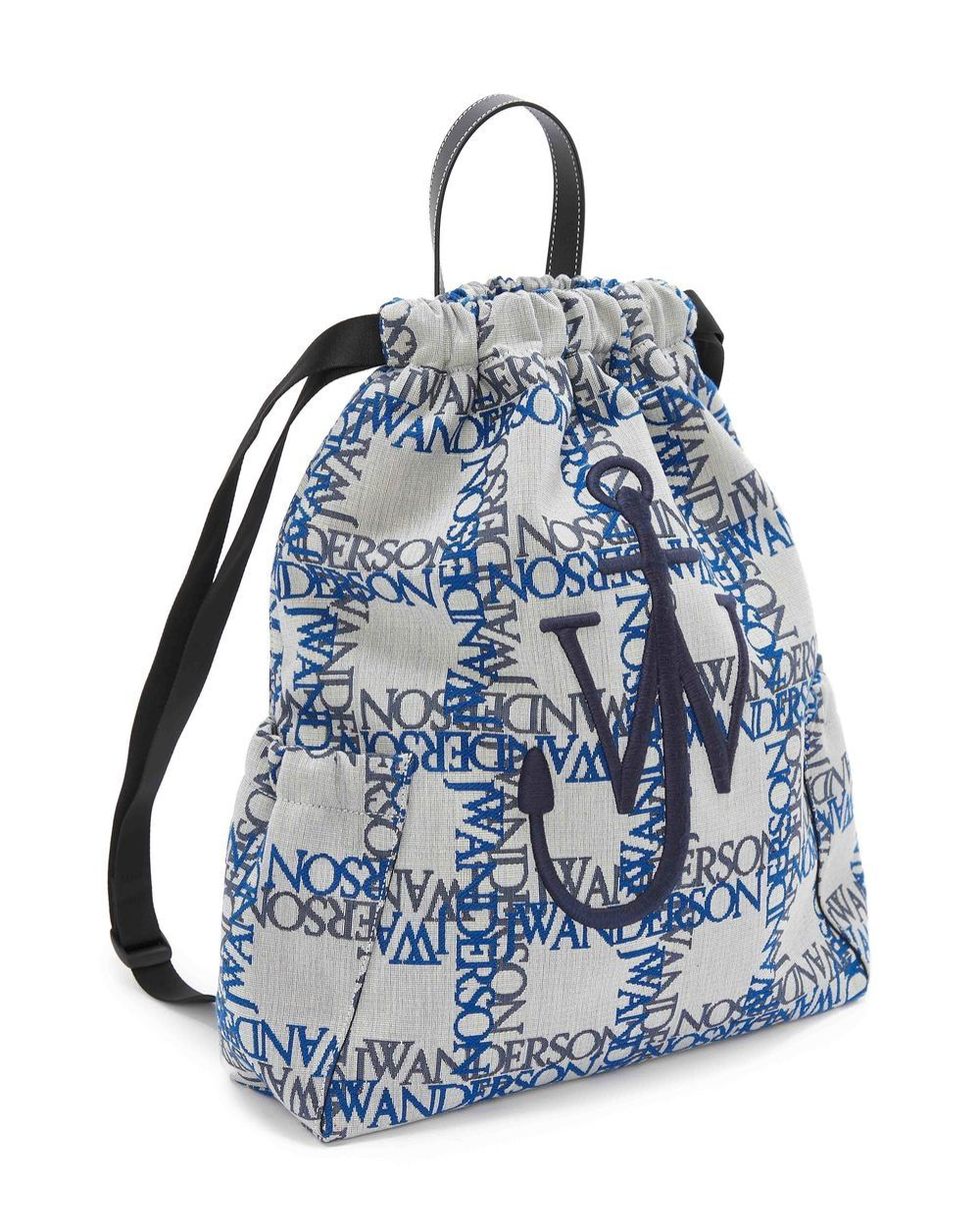 Anchor logo-print backpack