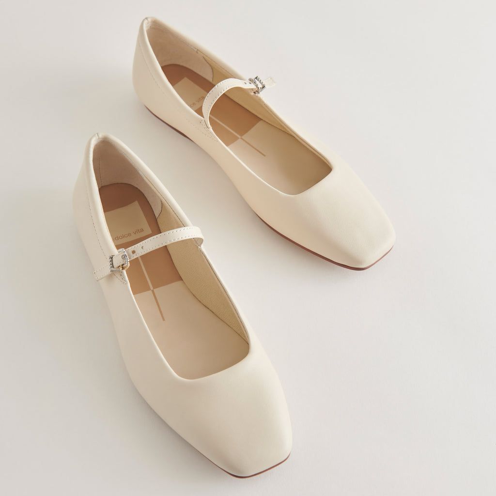 Flat leather mary jane shoes hot sale